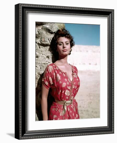 Sophia Loren, 1950s-null-Framed Photo