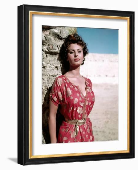 Sophia Loren, 1950s-null-Framed Photo