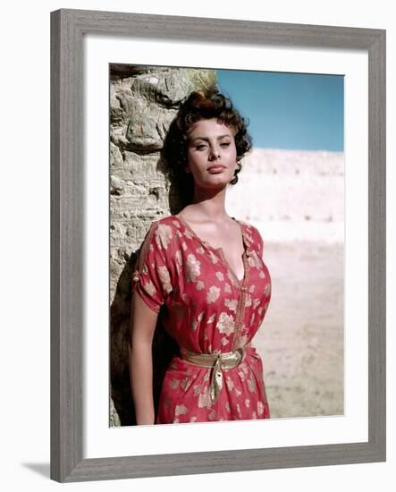 Sophia Loren, 1950s-null-Framed Photo