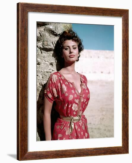 Sophia Loren, 1950s-null-Framed Photo