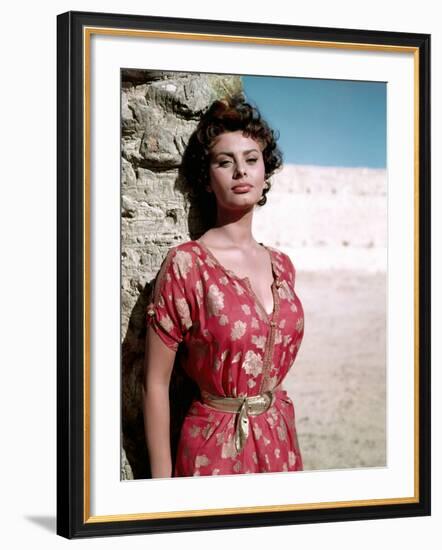 Sophia Loren, 1950s-null-Framed Photo