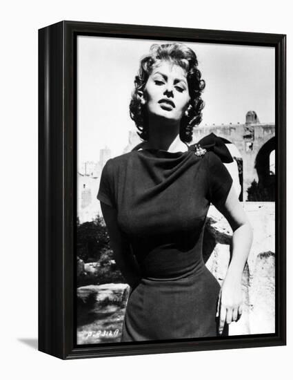 Sophia Loren, 1956-null-Framed Premier Image Canvas