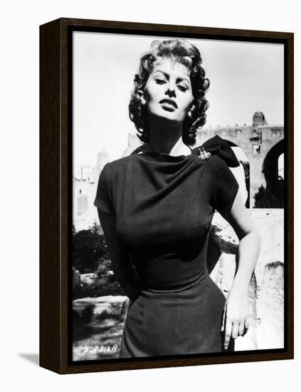 Sophia Loren, 1956-null-Framed Premier Image Canvas