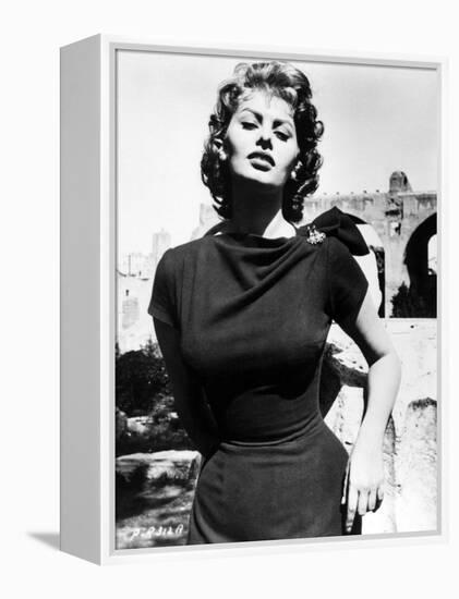 Sophia Loren, 1956-null-Framed Premier Image Canvas