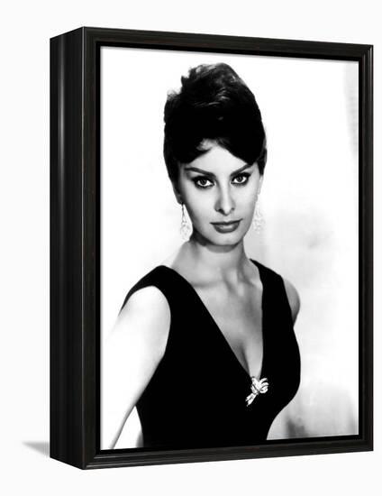 Sophia Loren, 1960-null-Framed Stretched Canvas