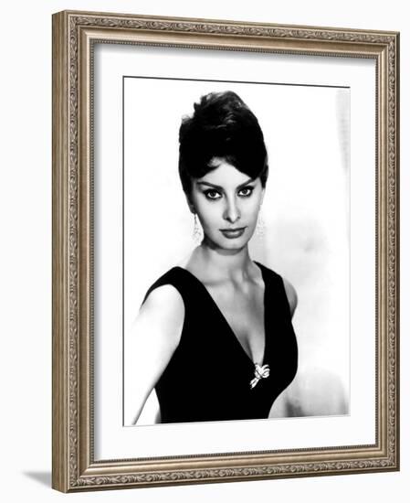 Sophia Loren, 1960-null-Framed Photo