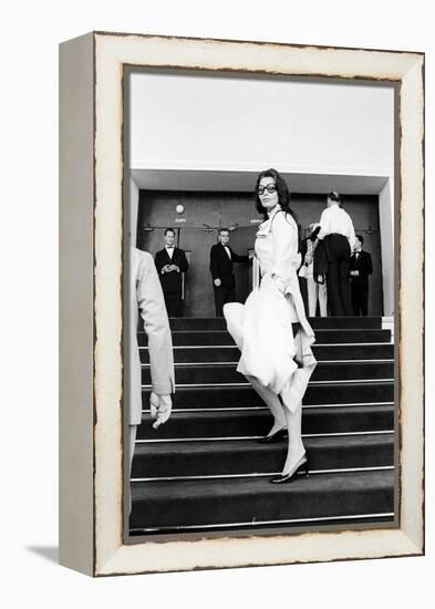 Sophia Loren Arrives at Cinema Palace of Cannes-Mario de Biasi-Framed Premier Image Canvas