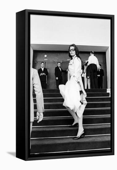 Sophia Loren Arrives at Cinema Palace of Cannes-Mario de Biasi-Framed Premier Image Canvas