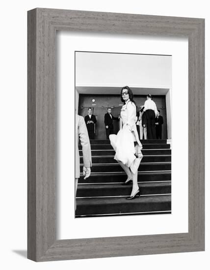 Sophia Loren Arrives at Cinema Palace of Cannes-Mario de Biasi-Framed Photographic Print