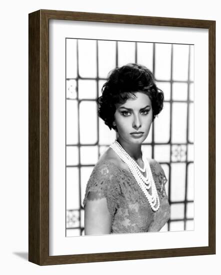 Sophia Loren, c.1950s-null-Framed Photo