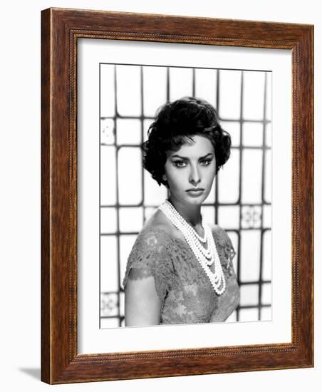 Sophia Loren, c.1950s-null-Framed Photo