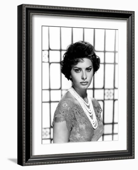 Sophia Loren, c.1950s-null-Framed Photo