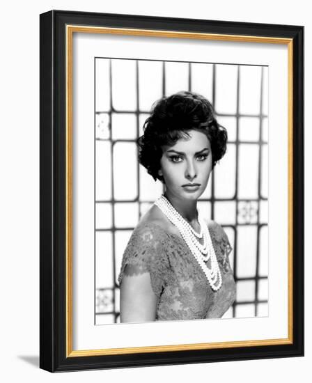 Sophia Loren, c.1950s-null-Framed Photo