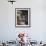 Sophia Loren Entertaining Vittorio de Sica, His Wife and Marcello Mastroianni in Formal Dining Room-Alfred Eisenstaedt-Framed Premium Photographic Print displayed on a wall