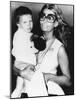 Sophia Loren Holds Her Son, Carlo Ponti, Jr-null-Mounted Photo