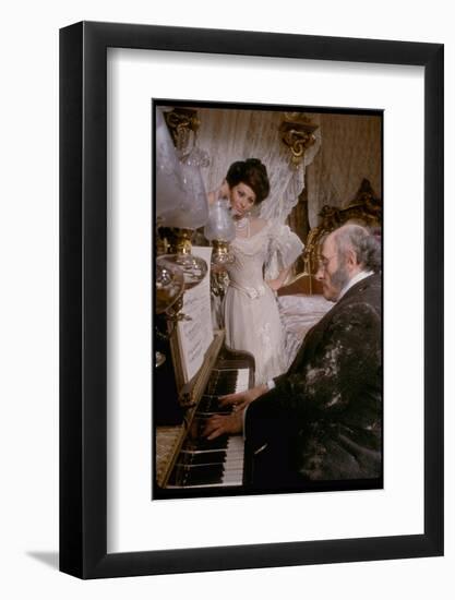 Sophia Loren in Elegant Victorian Costume, Scene from Lady L-Gjon Mili-Framed Photographic Print