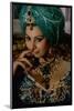 Sophia Loren in Exotic East Indian Costume for Role in Motion Picture Lady L-Gjon Mili-Mounted Photographic Print