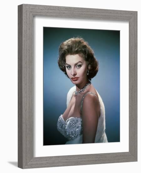 Sophia Loren in the 50's-null-Framed Photo