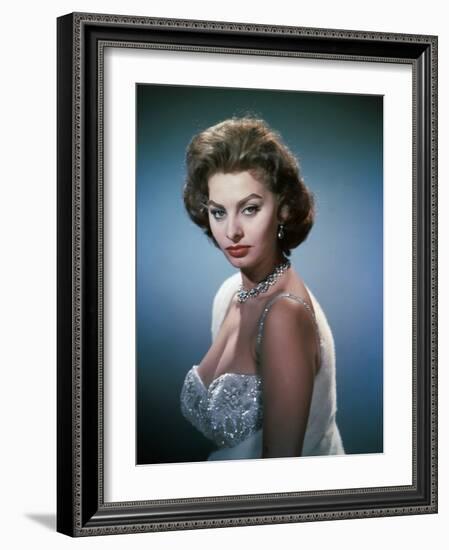 Sophia Loren in the 50's-null-Framed Photo