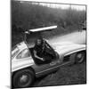 Sophia Loren Sitting Into Her Mercedes at Third Cinema Rally-null-Mounted Photographic Print
