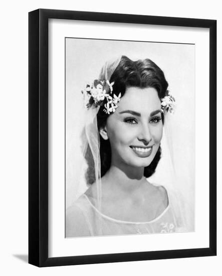 Sophia Loren. "The Black Orchid" 1958, Directed by Martin Ritt-null-Framed Photographic Print