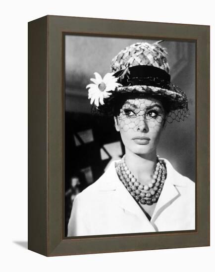 Sophia Loren. "The Millionairess" 1960, Directed by Anthony Asquith-null-Framed Premier Image Canvas