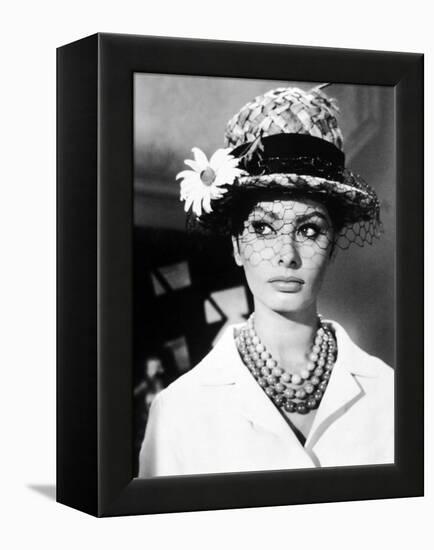 Sophia Loren. "The Millionairess" 1960, Directed by Anthony Asquith-null-Framed Premier Image Canvas