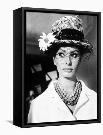 Sophia Loren. "The Millionairess" 1960, Directed by Anthony Asquith-null-Framed Premier Image Canvas