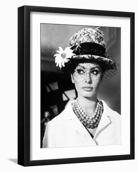 Sophia Loren. "The Millionairess" 1960, Directed by Anthony Asquith-null-Framed Photographic Print