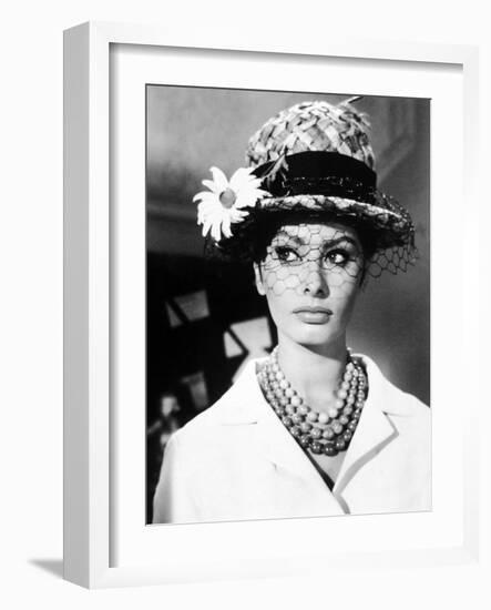Sophia Loren. "The Millionairess" 1960, Directed by Anthony Asquith-null-Framed Photographic Print