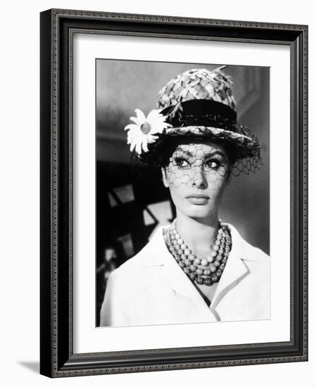 Sophia Loren. "The Millionairess" 1960, Directed by Anthony Asquith-null-Framed Photographic Print