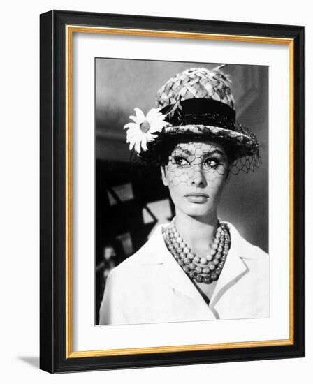 Sophia Loren. "The Millionairess" 1960, Directed by Anthony Asquith-null-Framed Photographic Print