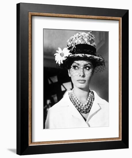 Sophia Loren. "The Millionairess" 1960, Directed by Anthony Asquith-null-Framed Photographic Print