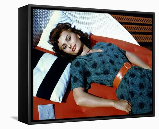 Sophia Loren-null-Framed Stretched Canvas