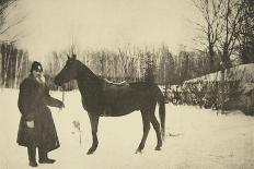 Leo Tolstoy and Anton Chekhov, Russian Authors, 1902-Sophia Tolstaya-Giclee Print