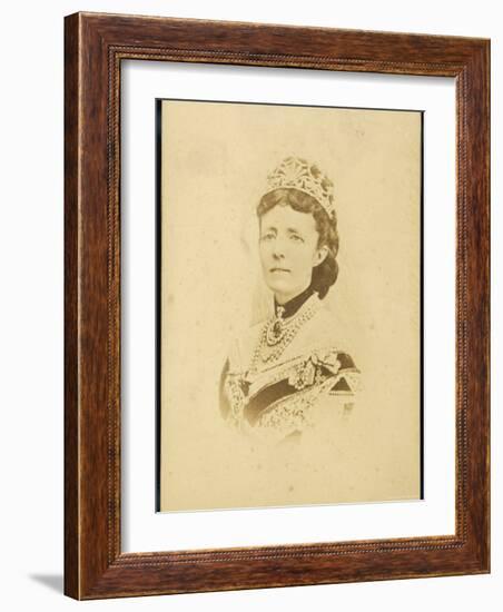 Sophia Wilhelmina of Nassau Wife of Oscar II King of Sweden-null-Framed Photographic Print