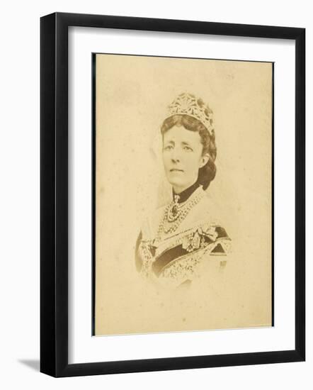 Sophia Wilhelmina of Nassau Wife of Oscar II King of Sweden-null-Framed Photographic Print