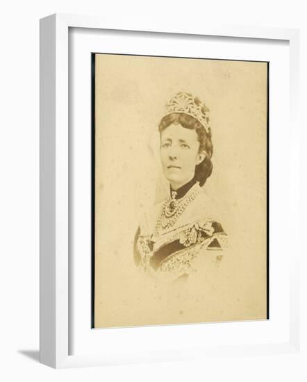 Sophia Wilhelmina of Nassau Wife of Oscar II King of Sweden-null-Framed Photographic Print