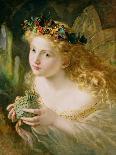 Take the Fair Face of Woman, and Gently Suspending, with Butterflies, Flowers, and Jewels Attending-Sophie Anderson-Giclee Print