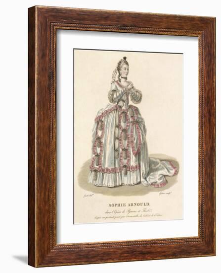 Sophie Arnould-Louis-Marie Lante-Framed Premium Giclee Print