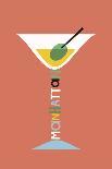 Stylish Cocktails - Manhattan-Sophie Ledesma-Art Print