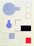 Composition of Circles and Overlapping Angles, 1930 (Oil on Canvas)-Sophie Taeuber-Arp-Giclee Print