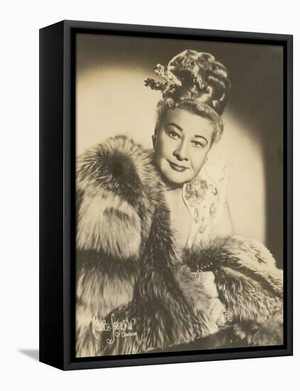 Sophie Tucker (Sophia Abuza) American Vaudeville Singer with Occasional Film Roles-Maurice Seymour-Framed Premier Image Canvas