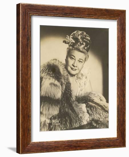 Sophie Tucker (Sophia Abuza) American Vaudeville Singer with Occasional Film Roles-Maurice Seymour-Framed Photographic Print