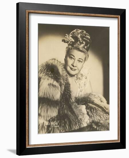 Sophie Tucker (Sophia Abuza) American Vaudeville Singer with Occasional Film Roles-Maurice Seymour-Framed Photographic Print