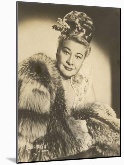 Sophie Tucker (Sophia Abuza) American Vaudeville Singer with Occasional Film Roles-Maurice Seymour-Mounted Photographic Print