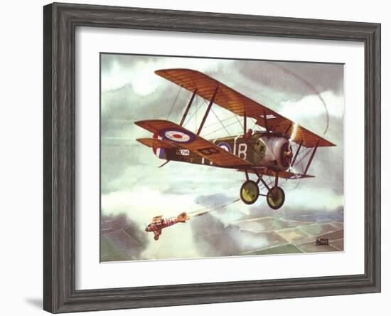 Sopwith Camel, 1917-Alfred Owles-Framed Art Print