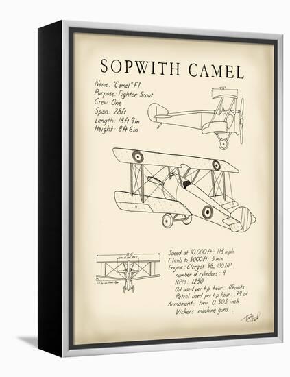 Sopwith Camel-Tara Friel-Framed Stretched Canvas