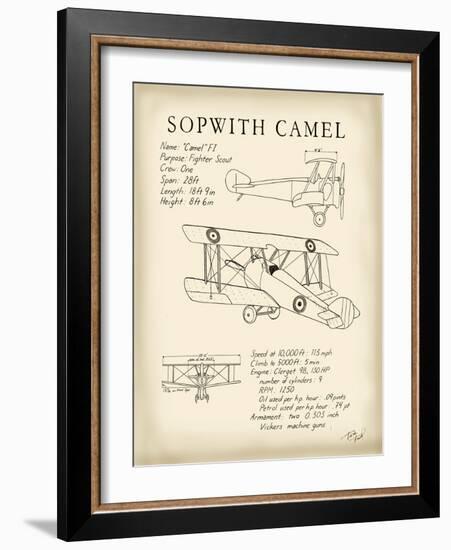 Sopwith Camel-Tara Friel-Framed Art Print