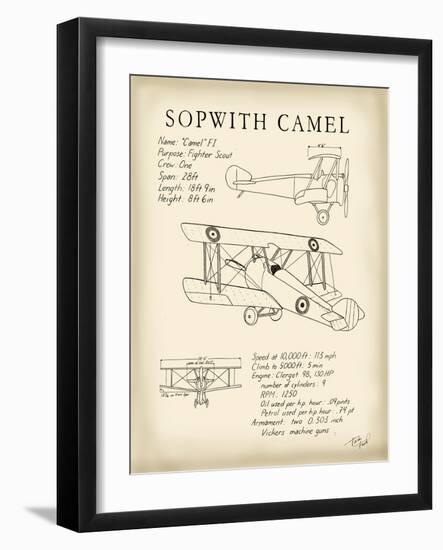 Sopwith Camel-Tara Friel-Framed Art Print